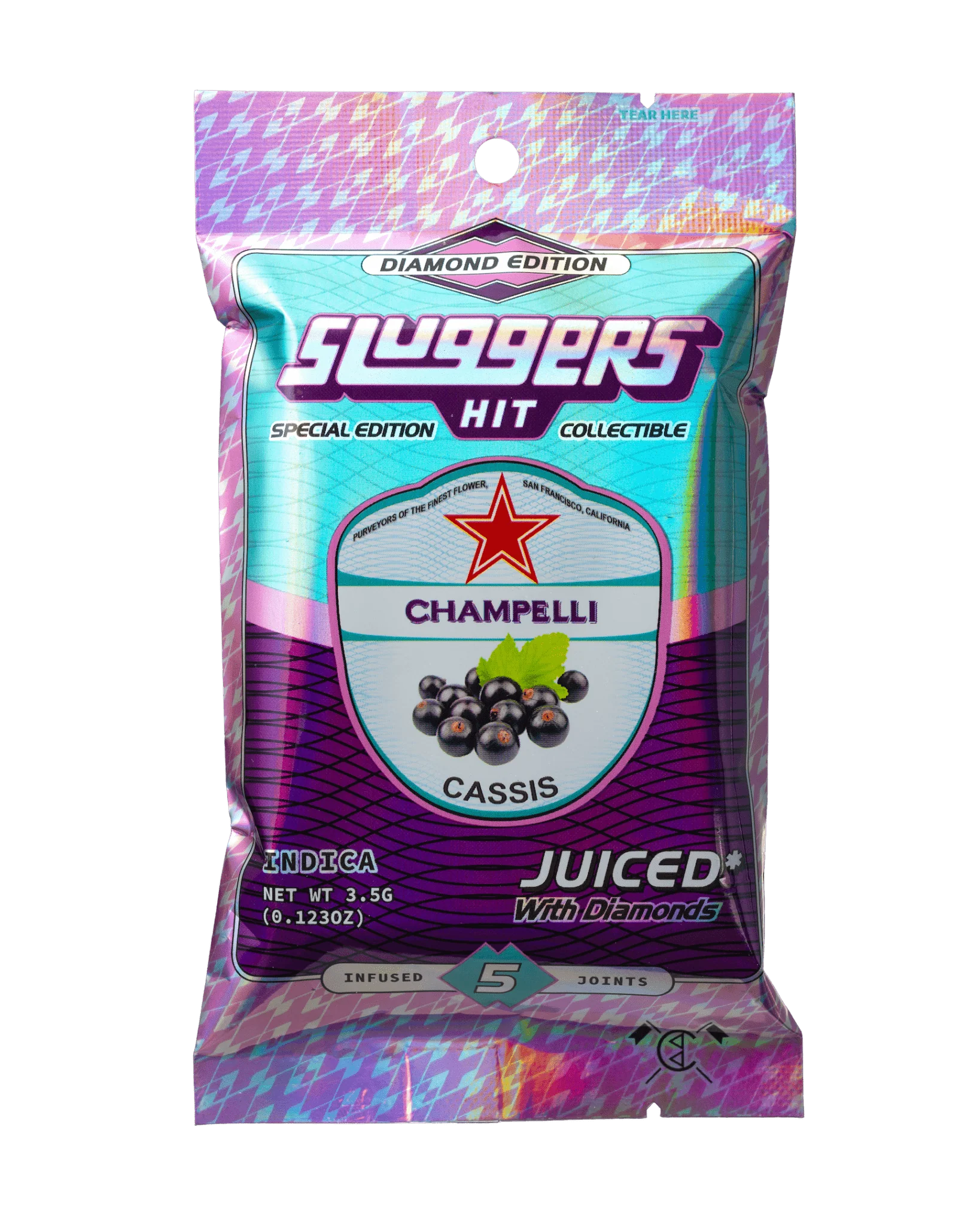 Juiced 5pk Champelli Cassis Indica